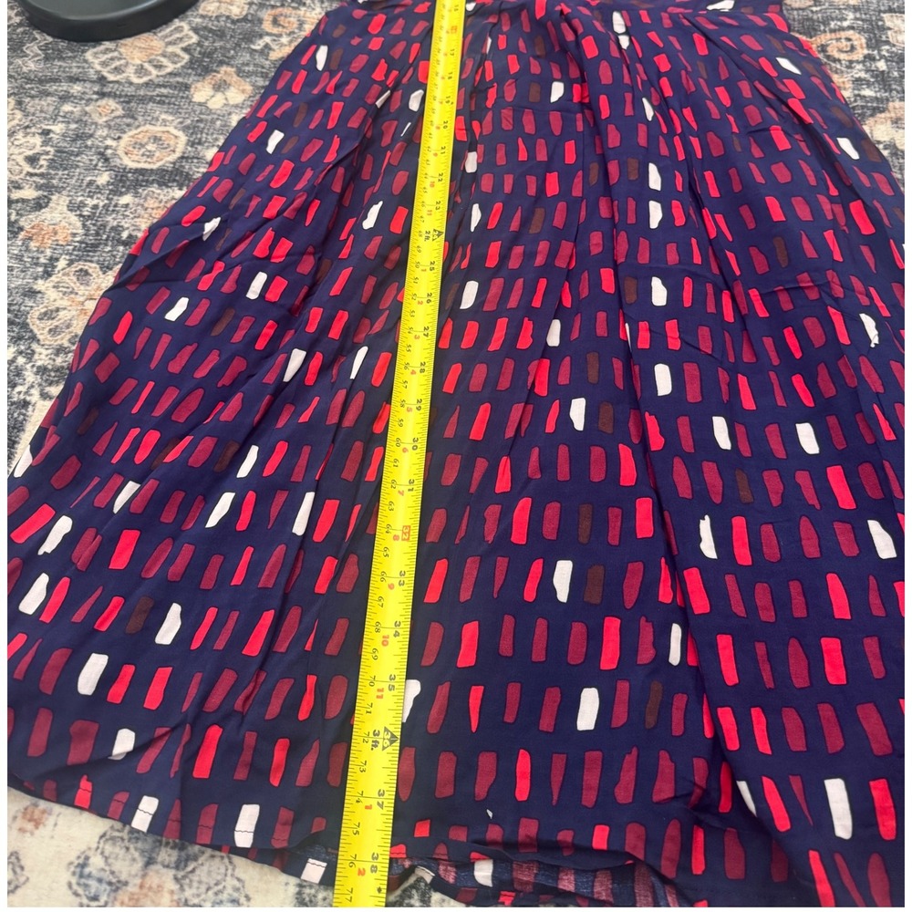Anthropologie 1.1 Tylho Collared Sleeveless Fit and Flare Geometric Print Small - Picture 4 of 8